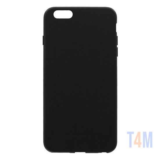 Funda de Silicona Suave para Apple iPhone 6 Plus/6s Plus Negro